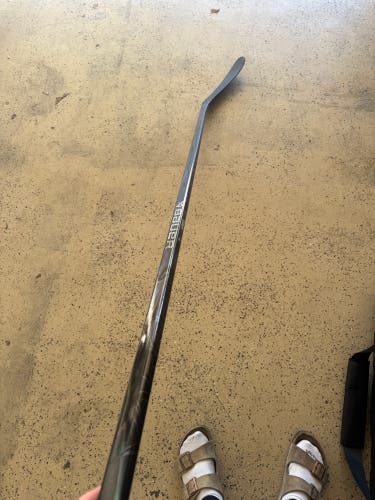 Custom Black Senior Bauer Vapor FlyLite Right Handed Hockey Stick P28 77 Flex Pro Stock (New)