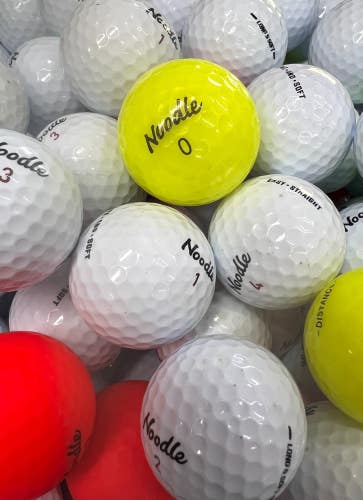 5 Dozen Near Mint AAAA Noodle Used Golf Balls...Asst. Models and Color