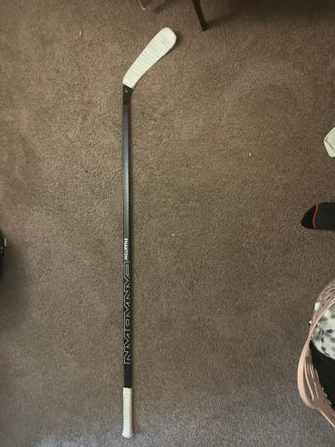 All Black Right Handed Hockey Stick P92 80 Flex (Used)