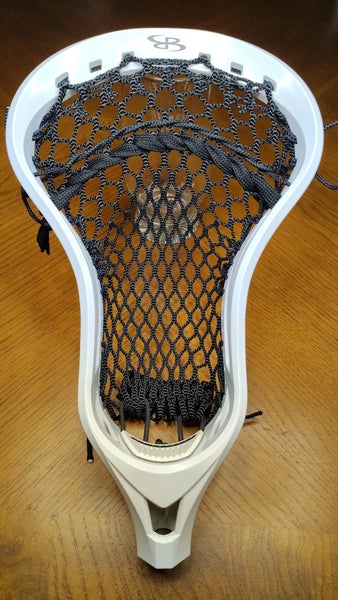 FEEE SHIPPING! New White Boombah Compressor Strung W/ECD Hero 2.0 semi soft Mesh
