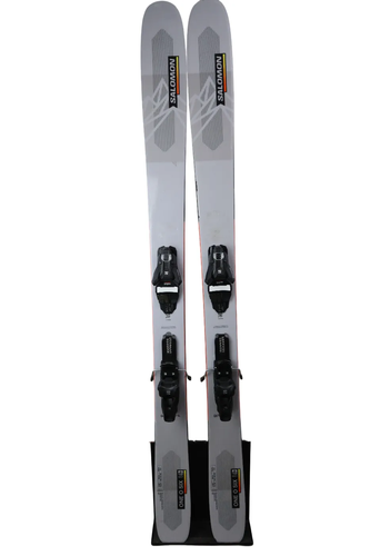 USED 2024 Salomon QST 106 Skis 165cm w/ Salomon Strive 11 Bindings
