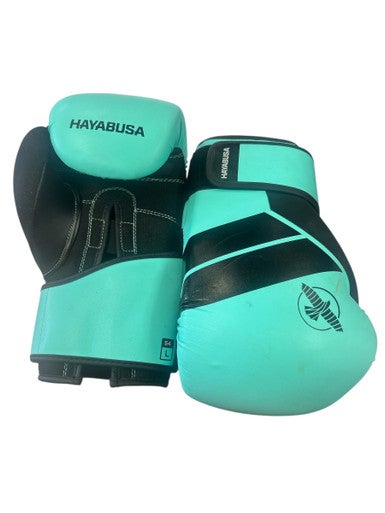 Used HAYABUSA Boxing Gloves Black And Sky Blue LG 11862-S000091928