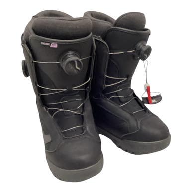 Used Vans ENCORE PRO Womens Snowboard Boots Black Senior 8 11443-S000200697