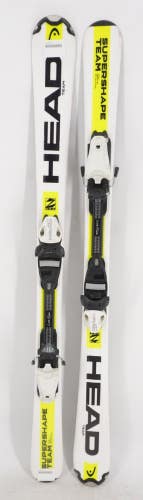 Head Supershape Team Era 2.0 Kids Skis with Bindings - 127 cm Used