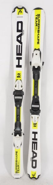 Head Supershape Team Era 2.0 Kids Skis with Bindings - 127 cm Used