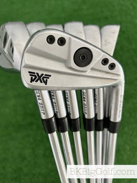 PXG 0311 P GEN4 Forged Iron Set 4-W / True Temper Elevate Tour 120 Stiff