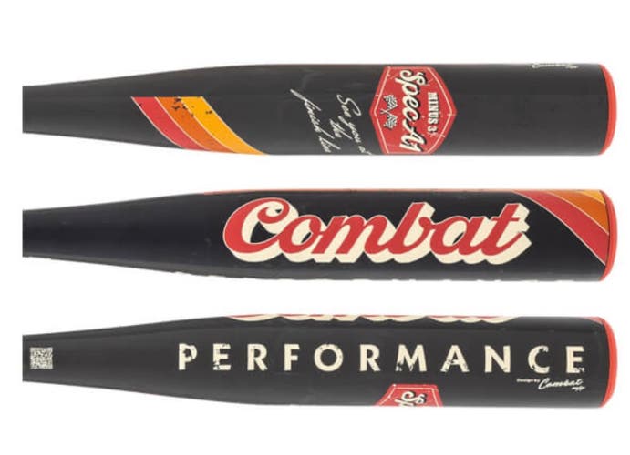 2026 Combat MFG Spec A1 Alloy BBCOR Certified Bat (-3) 31 oz 34" (New)