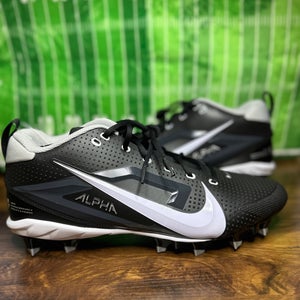 Men's Size M 12.0 (W 13.0) Nike Alpha Menace Pro 4 Low Top (New) Football Cleats