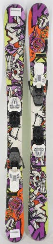 K2 Juvy Twin Tip Kids Skis with Bindings - 119 cm Used