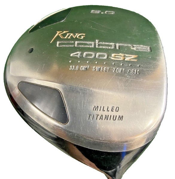 King Cobra 400 SZ Milled Ti Driver 9* RH 60g Aldila Stiff Graphite 44.5 New Grip