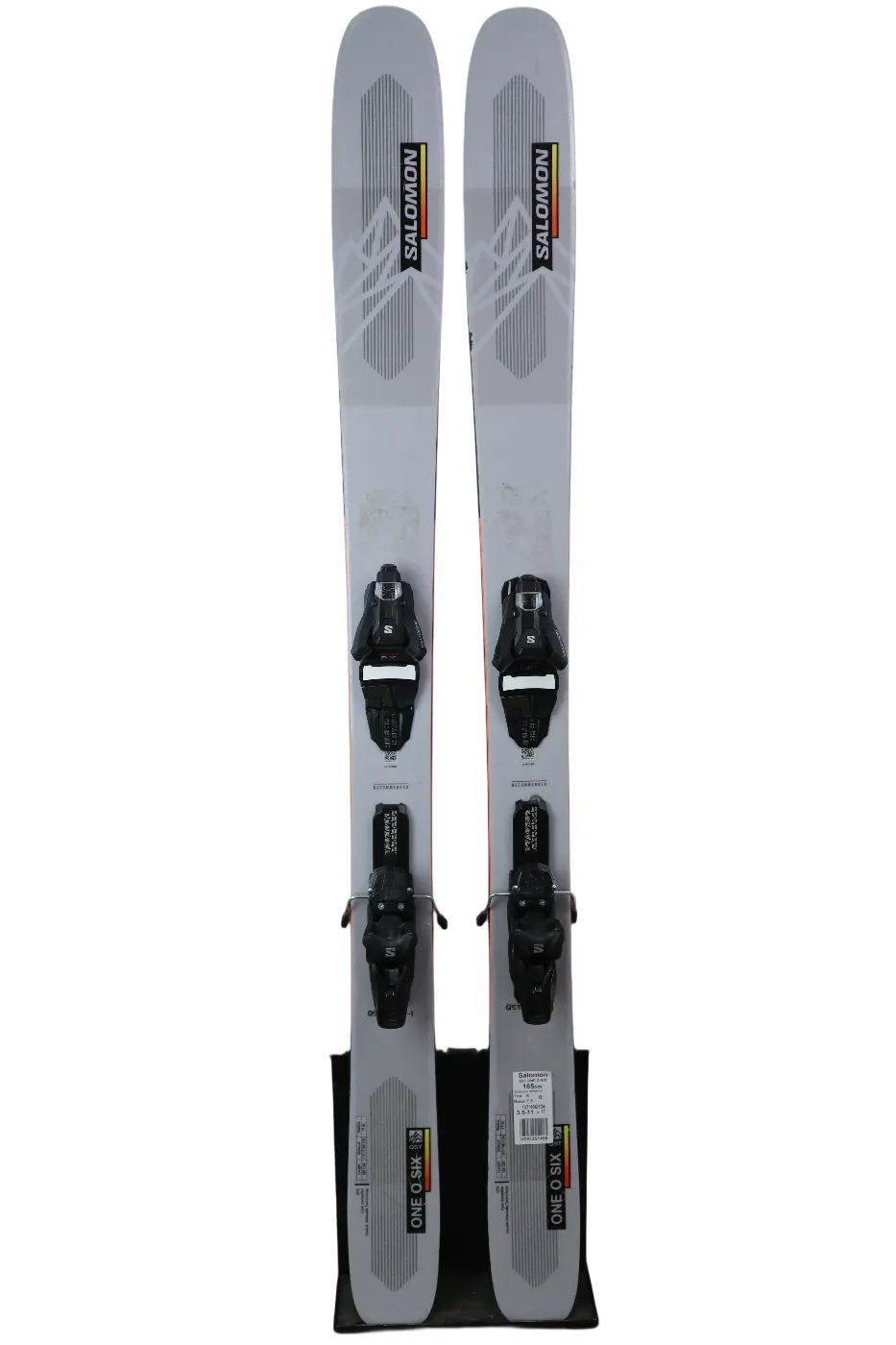 Used 2021 Salomon QST Blank skis w/ Marker Griffon 13 bindings