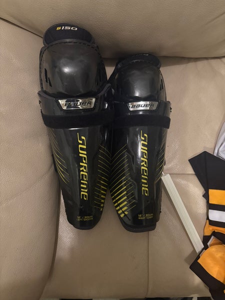 Senior Bauer Supreme 150 12" Shin Pads (Used)