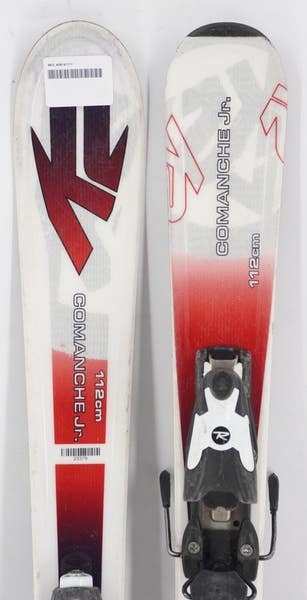 K2 Comanche Jr. Kids Skis with Bindings - 112 cm Used