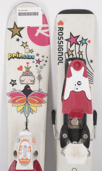 Rossignol Princess Kids Skis with Bindings - 80 cm Used