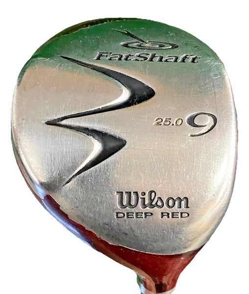 Wilson Deep Red 9 Wood 25 RH Grafalloy FatShaft Regular Graphite 40.5" New Grip