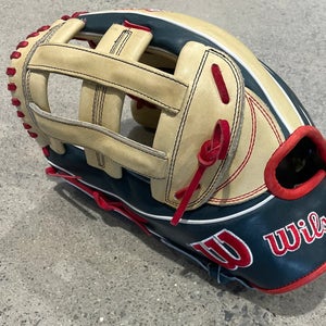 Brown Wilson A2K LH Outfield Baseball Glove | Size 12.75" Adult