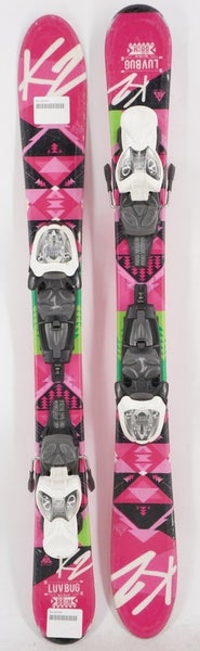 K2 Luv Bug Kids Skis with Bindings - 88 cm Used