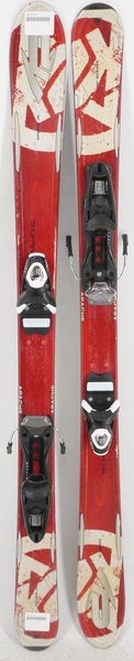 K2 Apache Jr. Adult Skis with Bindings - 124 cm Used