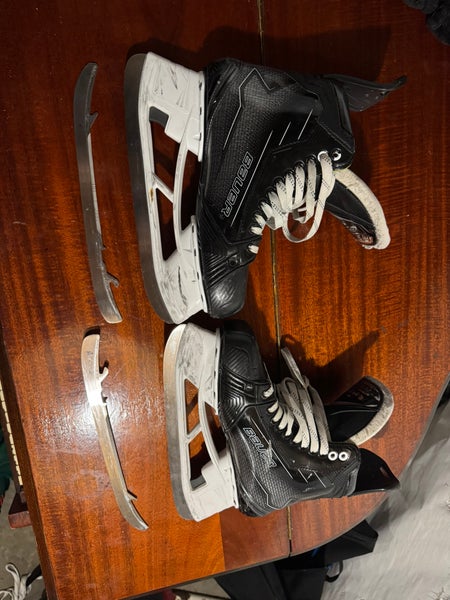 2024 Bauer Supreme M50 Pro Hockey Skates Extra Wide Width 10.5 w/ Extra Steel (Used)