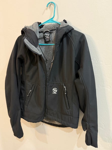 Loki Black Kids Unisex Size 10/12 Jacket (Used)