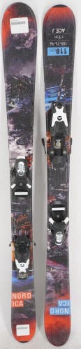 Nordica The Ace J Twin Tip Kids Skis with Bindings - 118 cm Used