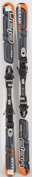 Elan Exar Adult Skis with Bindings - 150 cm Used