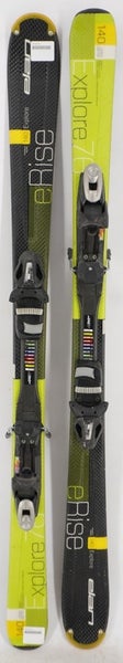Elan Explore eRise 76 Adult Skis with Bindings - 140 cm Used