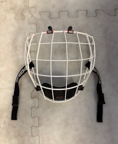 NEW Medium CCM Resistance R300 Full Face Cage - White