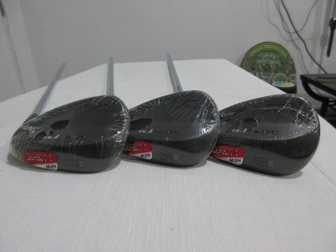 Mizuno MP-T10 Black Satin Wedge Set - 52.07 - 56.10 - 60.05- Regular Steel - NEW
