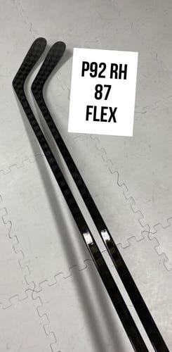 Senior(2x)Right P92 87 Flex ProBlackStock™ Unbranded Blackouts Pro Stock Nexus Hockey Sticks