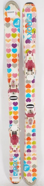 Roxy Hearts Kids Skis with Bindings - 120 cm Used