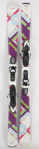 Rossignol Fun Girl Kids Skis with Bindings - 130 cm Used