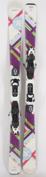 Rossignol Fun Girl Kids Skis with Bindings - 130 cm Used