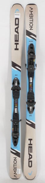 Head Ambition Era 2.0 Adult Skis with Bindings - 160 cm Used