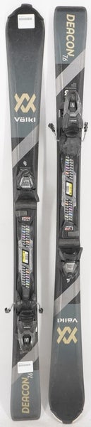 Volkl Deacon 7.6 Adult Skis with Bindings - 133 cm Used