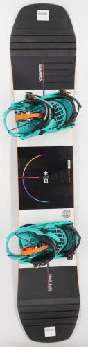Salomon Huck Knife Snowboard 155cm Wide w/Bindings (Fits US Size 8.5 - 11) Used