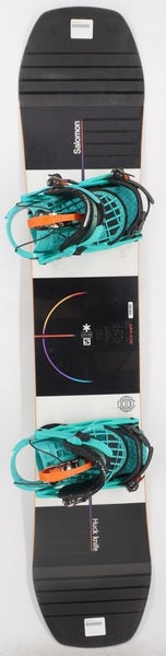 Salomon Huck Knife Snowboard 155cm Wide w/Bindings (Fits US Size 8.5 - 11) Used