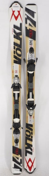 Volkl RTM 7.4 Adult Skis with Bindings - 149 cm Used