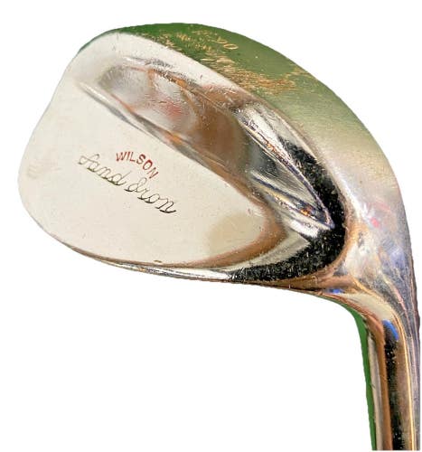 Wilson R-90 Dot Face Long Hosel Sand Iron Wedge RH Coated Steel 35" Rare Vintage