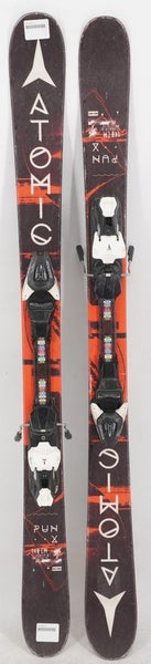 Atomic Punx Twin Tip Junior Skis with Bindings - 140 cm Used