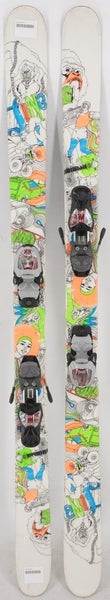 Line Invader Kids Twin Tip Skis with Bindings - 143 cm Used