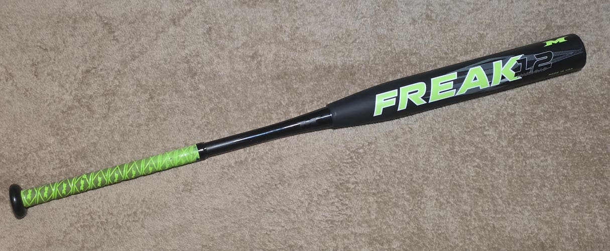 EUC 2015 220 Miken Freak 12 Slowpitch Softball Bat 34"/27oz OG 5 Series USSSA