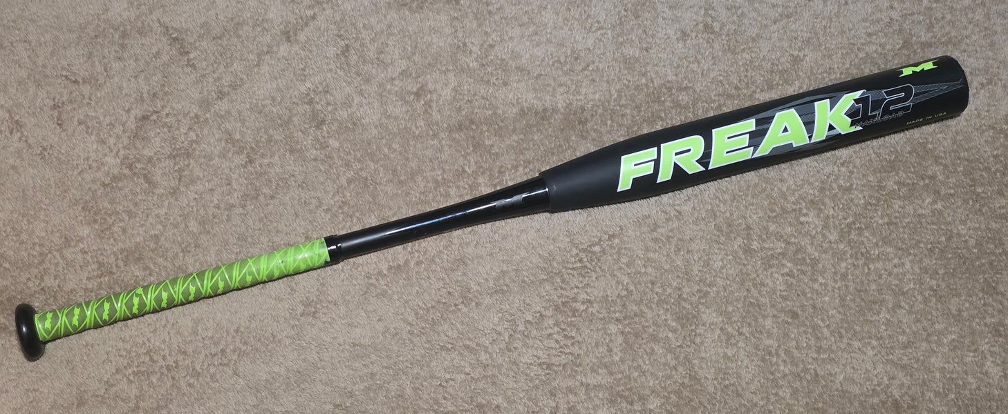 EUC 2015 220 Miken Freak 12 Slowpitch Softball Bat 34"/27oz OG 5 Series USSSA