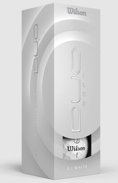 Wilson Staff Duo Soft Golf Balls (White, 3pk) 1Sleeve 2025 NEW