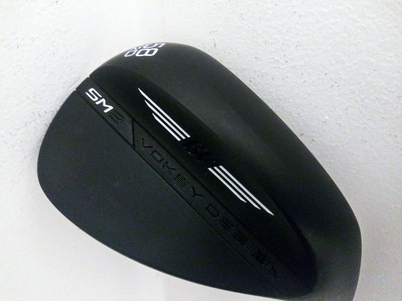 Titleist Vokey SM8 Lob Wedge 58* 12* D Grind (CUSTOM BLACK, White/Black) LW