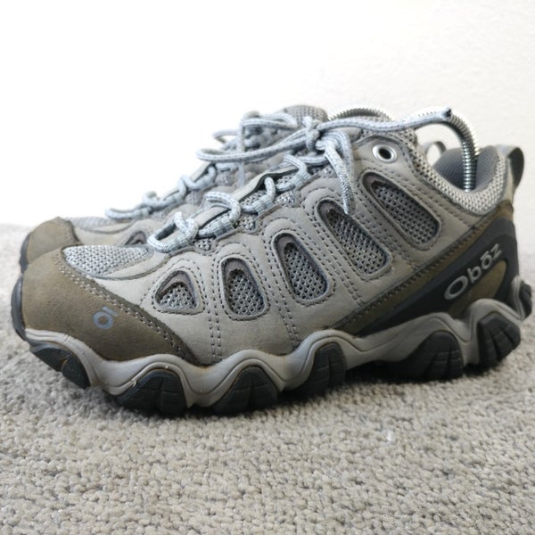 Oboz Sawtooth II Low Hiking Shoes Womens Size 8 Shoes Gray Outdoor Trail Boots