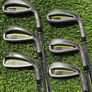 Right Handed Nike Slingshot HL Greenback Iron Set 6-PW,AW Stiff Flex Steel
