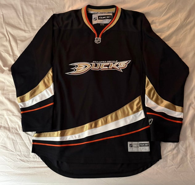 Anaheim Ducks Black XL Men's Reebok Jersey (Used)