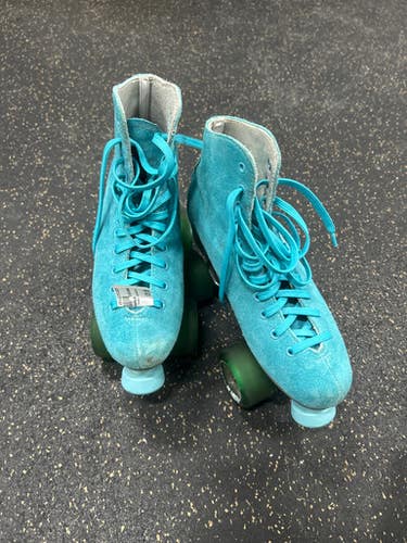 Used Sure Grip BOARDWALK Senior Roller Quad Skates Teal Senior 6 11337-S000476191