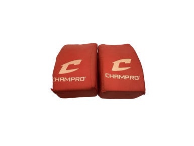 Used Champro KNEE SAVERS RED BB/SB Catchers Knee Savers Red 11347-S000260856